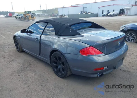 2007 BMW 650I z USA, uszkodzony, nr VIN WBAEK13587CN82481